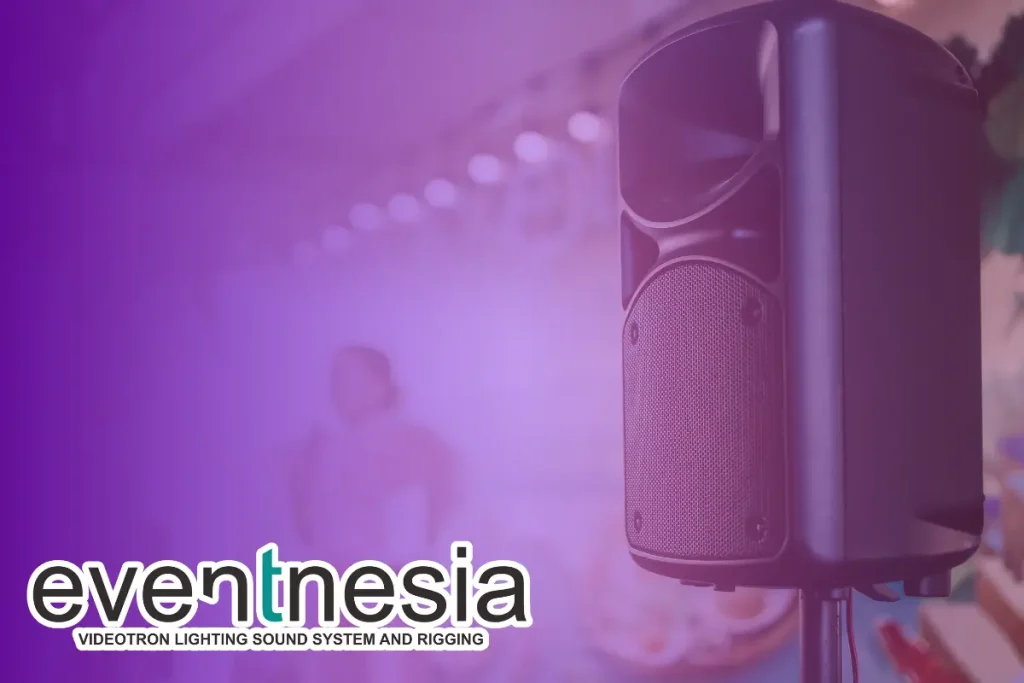 penyewaan sound system di acara musik dengan speaker