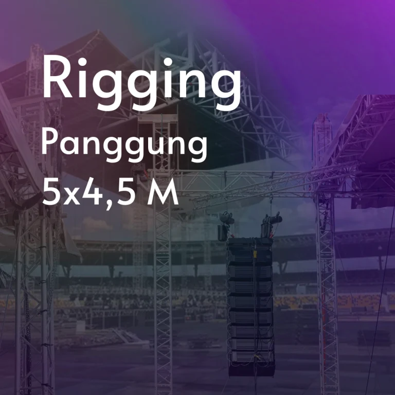 harga sewa rigging panggung 5x4,5 M