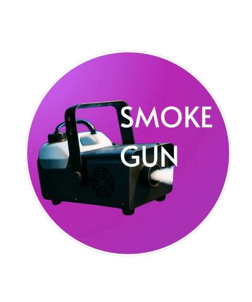 sewa alat panggung mesin smoke gun