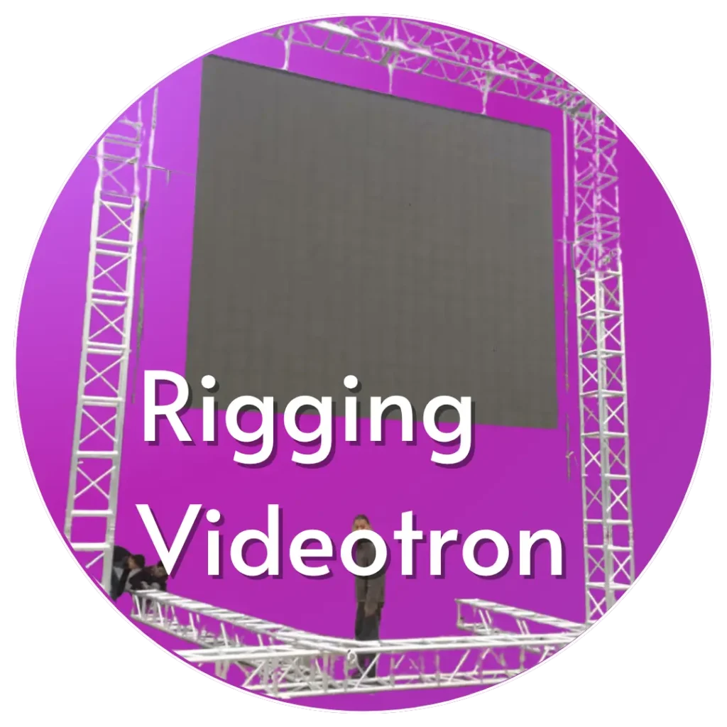 sewa rigging videotron