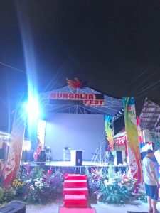 proyek sewa rigging dan videotron untuk dapoer evi, acara 17 agustusan