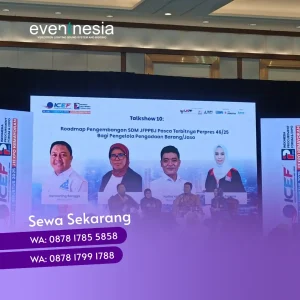 sewa videotron acara konferensi. Hubungi 087817991788