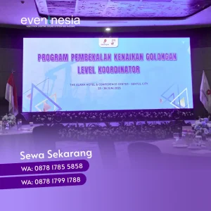 sewa videotron dan sound system acara pelatihan. Hubungi 087817991788