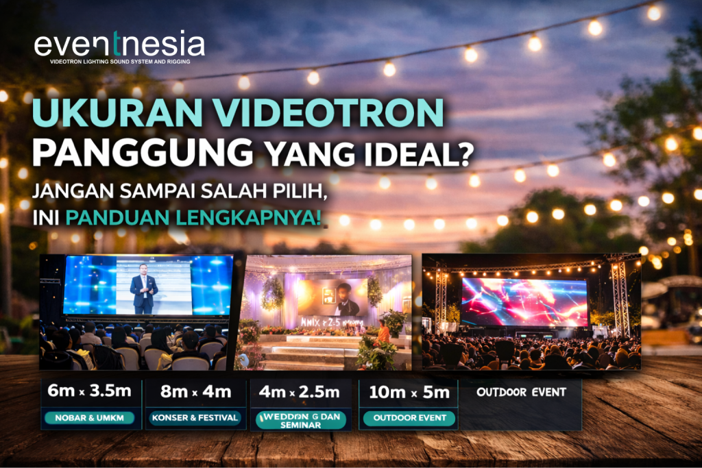 ukuran videotron ideal