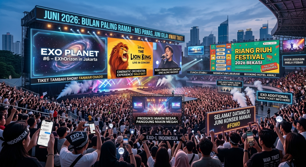 jadwal konser juni 2026