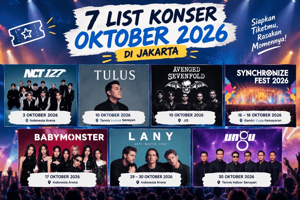 7 konser oktober 2026
